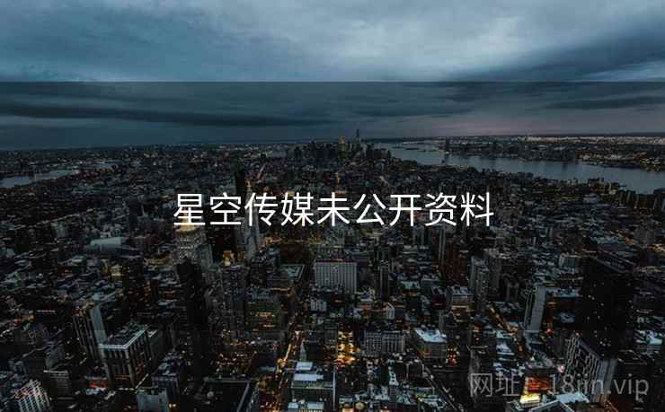星空传媒未公开资料