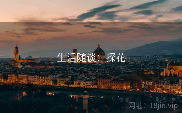 生活随谈:探花