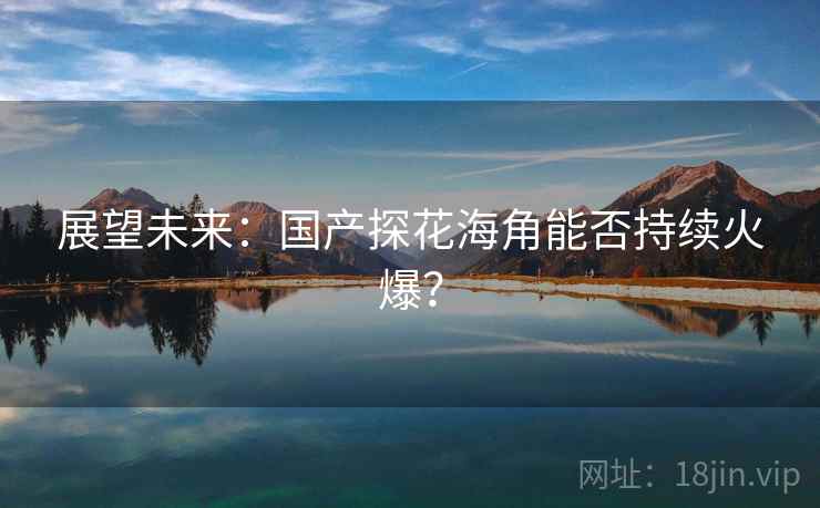 展望未来:国产探花海角能否持续火爆?