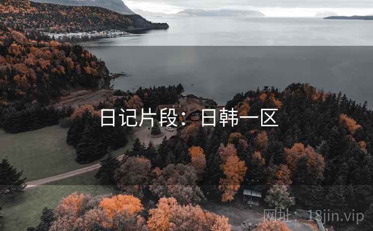 日记片段:日韩一区